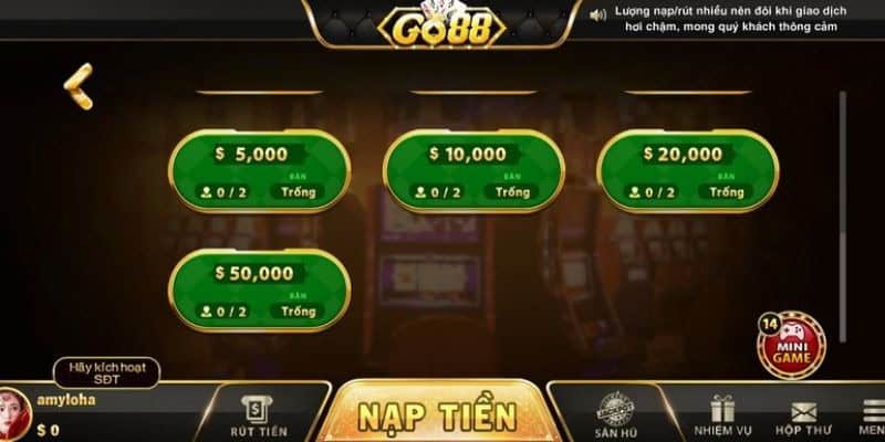 Tiến lên đếm lá Go88: Cơ hội để nhận được nhiều phần thưởng 3 Hướng dẫn cách chơi Tiến Lên Đếm Lá Go88